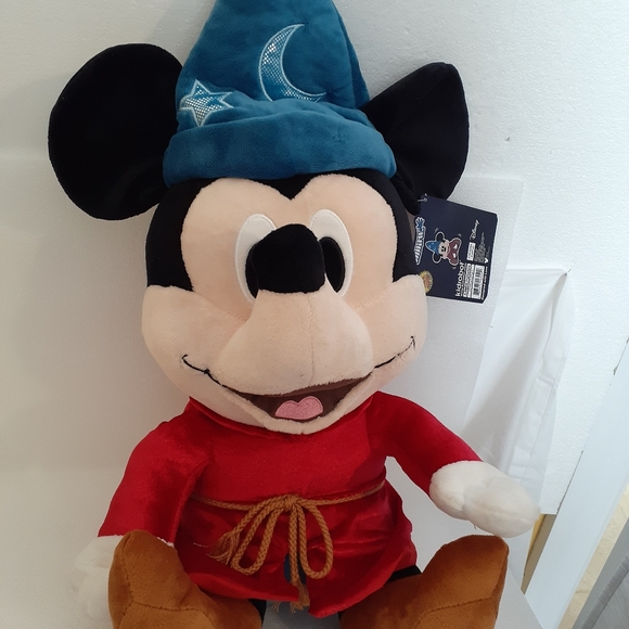 Kidrobot Hugme Disney Fantasia Mickey Sorcerer's Apprentice Plush Nww - Picture 1 of 3